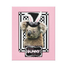 Easter - Some Bunny Loves You - Koala Canvas Print