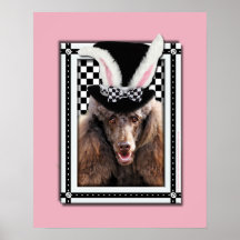 Easter - Some Bunny Loves You - Poodle - Chocolate Posters