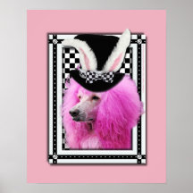 Easter - Some Bunny Loves You - Poodle - Pink Print