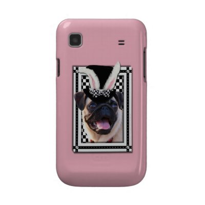 Easter - Some Bunny Loves You - Pug Samsung Galaxy S Cover by FrankzPawPrintz