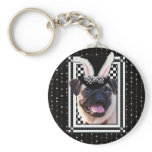 Easter  - Some Bunny Loves You - Pug Key Chains