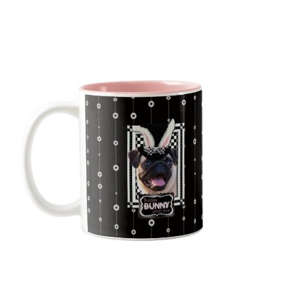 Easter - Some Bunny Loves You - Pug Mugs by FrankzPawPrintz