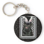 Easter - Some Bunny Loves You - Pug Ruffy Key Chains