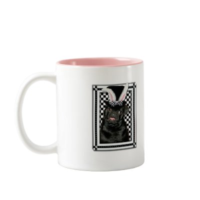 Easter - Some Bunny Loves You - Pug Ruffy Mug by FrankzPawPrintz