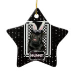 Easter - Some Bunny Loves You - Pug Ruffy Ornaments