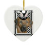 Easter - Some Bunny Loves You Rhodesian Ridgeback Christmas Tree Ornaments