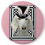 Easter - Some Bunny Loves You - Saluki Pinback Button