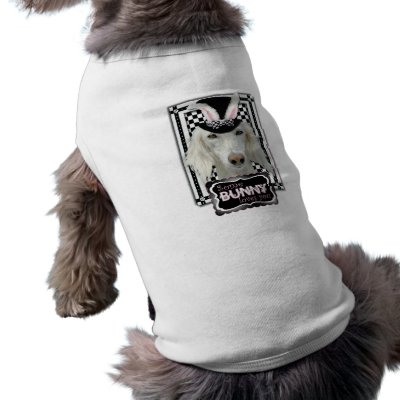 Easter - Some Bunny Loves You - Saluki Doggie Tee by FrankzPawPrintz