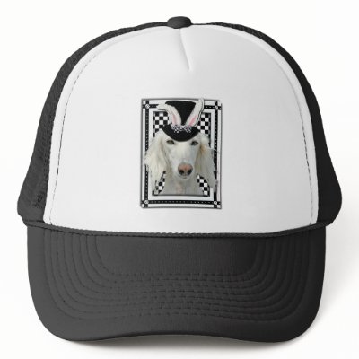 Easter - Some Bunny Loves You - Saluki Mesh Hat by FrankzPawPrintz