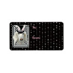 Easter - Some Bunny Loves You - Saluki Address Label