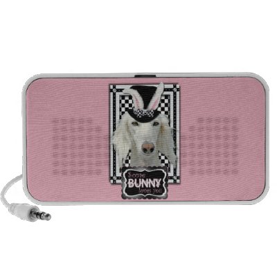 Easter - Some Bunny Loves You - Saluki Pc Speakers by FrankzPawPrintz
