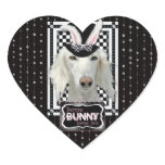 Easter - Some Bunny Loves You - Saluki Heart Sticker