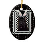 Easter - Some Bunny Loves You - Schnauzer Christmas Tree Ornaments