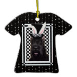 Easter - Some Bunny Loves You - Schnauzer Christmas Tree Ornaments