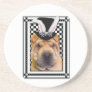 Easter - Some Bunny Loves You - Shar Pei Beverage Coasters
