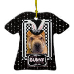 Easter - Some Bunny Loves You - Shar Pei Christmas Ornament