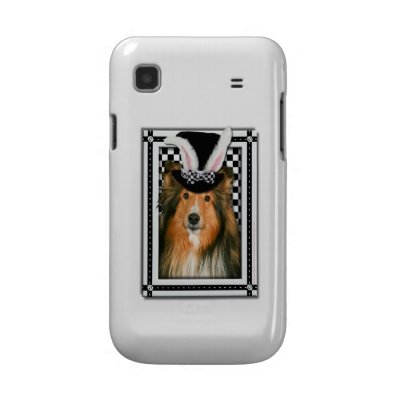 Easter - Some Bunny Loves You - Sheltie Samsung Galaxy Cover by FrankzPawPrintz