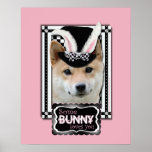 Easter - Some Bunny Loves You - Shiba Inu Posters