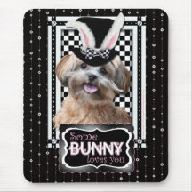 Easter - Some Bunny Loves You - ShihPoo Mouse Pads