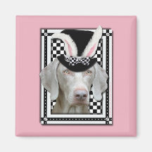 Easter - Some Bunny Loves You - Weimaraner Magnets
