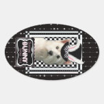 Easter - Some Bunny Loves You - Westie Oval Sticker