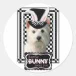 Easter - Some Bunny Loves You - Westie Stickers