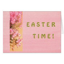 'EASTER TIME!'  CARD