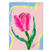 Easter Tulip Greeting Cards
