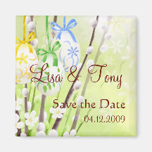 Easter Weeding - Customized Fridge Magnet