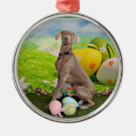 Easter - Weimaraner -Nevaeh Ornament