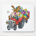 EasterB18 tractor bunny mousepads