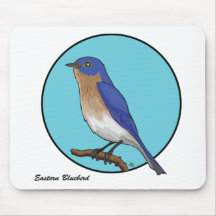 EASTERN BLUEBIRD MOUSE PAD