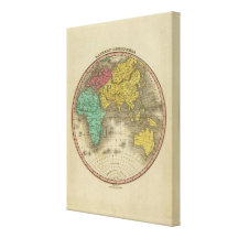 Eastern Hemisphere 5 Stretched Canvas Print
