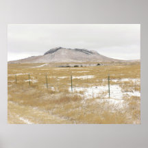 Eastern Mountain In Snow Poster