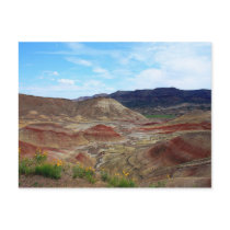 Eastern Oregon Painted Hills Vista Postcard