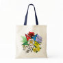 Eastern Star Floral Emblem tote Canvas Bags