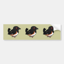 Eastern Towhee Bumper Sticker