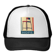 Eastwooding Invisible Obama Chair of Hope Trucker Hat