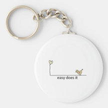 easy does it keychain