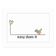 easy does it postcard