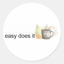 easy does it round stickers