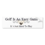 Easy Golf Bumper Stickers