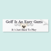 Easy Golf bumper stickers