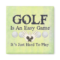 Easy Golf Refrigerator Magnets
