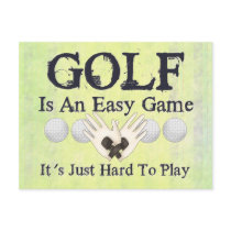 Easy Golf Post Card
