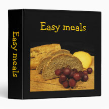 Easy Meals Recipes 3 Ring Binders