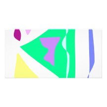 Easy Relax Space Organic Bliss Meditation19 Customized Photo Card