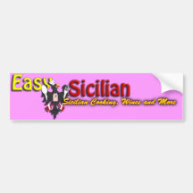 EasySicilian: Sicilian Cooking, wines and more Bumper Stickers