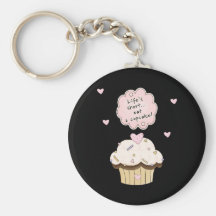 Eat A Cupcake Keychain