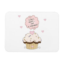 Eat A Cupcake Vinyl Magnet